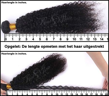 systeem gastvrouw Positief Lengtemaat tabel - Real Hair Fashion